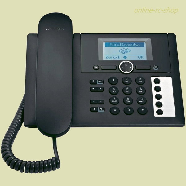 Telekom schnurgendenes Telefon Concept PA415 mit AB schwarz