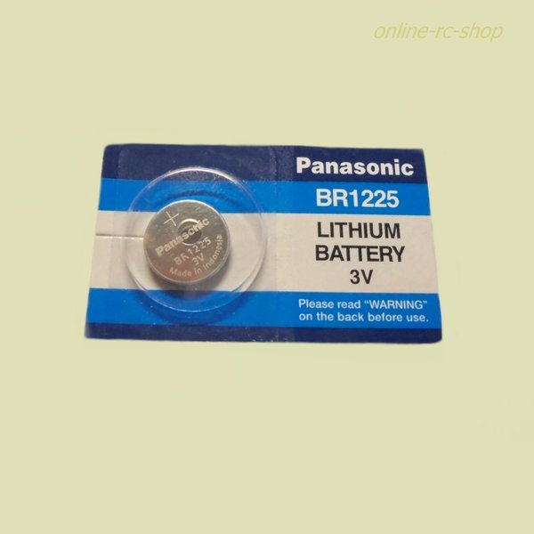 Panasonic Knopfzelle Lithium BR1225 PA 48mAh 3V Batterie Blister