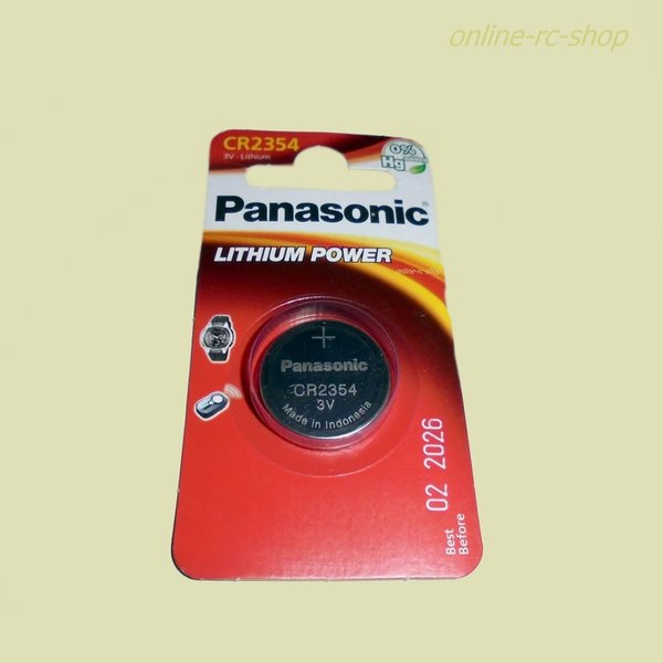 Panasonic Knopfzelle Lithium Zelle CR2354 2354 3V Batterie DL2354