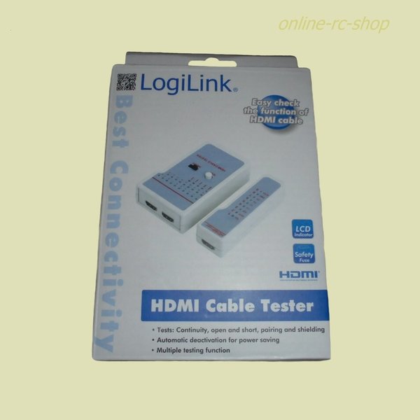 LogiLink® HDMI Kabeltester Schnelltest HDMI-Kabeln WZ0017 Tester