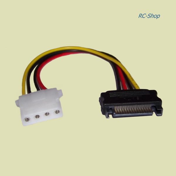 DeLOCK Adapter Power SATA 15Pin Stecker 4Pin Molex 60115