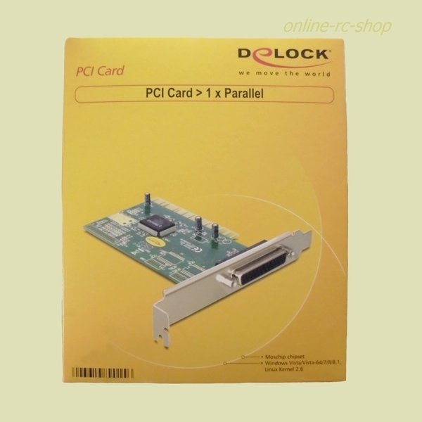 DeLOCK PCI Karte 1x DB25 Parallel Port FIFO IEEE 1284 DB25 89015